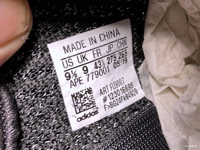 V2 Static 350 Black FU9007 Boost Adidas - (Reflective) Yeezy 0724